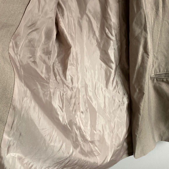 OAK + FORT Beige Single-Breasted Blazer - Picture 11 of 13